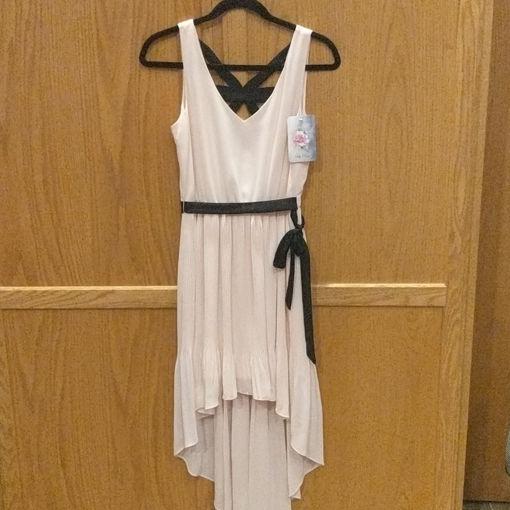 Sheer Hi-Low Dress